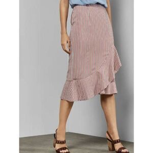 NEW Ted Baker Womens Coryn Layered Striped Skirt sz 0 (US2)